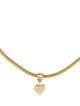 Necklace 14K Diamond Puffed Heart Pendant Necklace