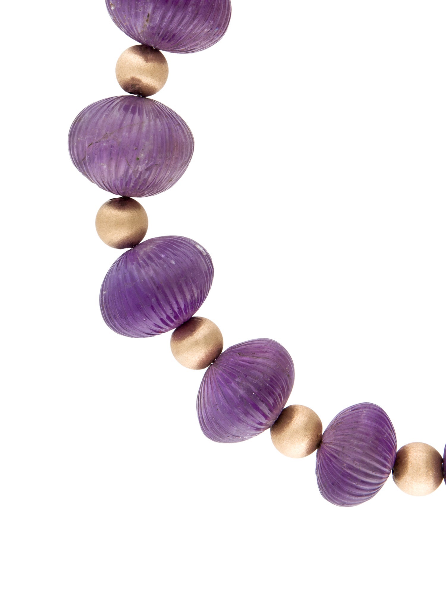 Necklace 14K Amethyst Bead