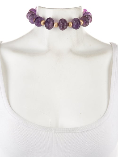 Necklace 14K Amethyst Bead Necklace