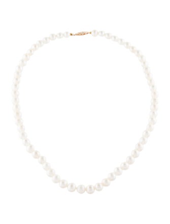 Necklace 14K Pearl Strand Necklace