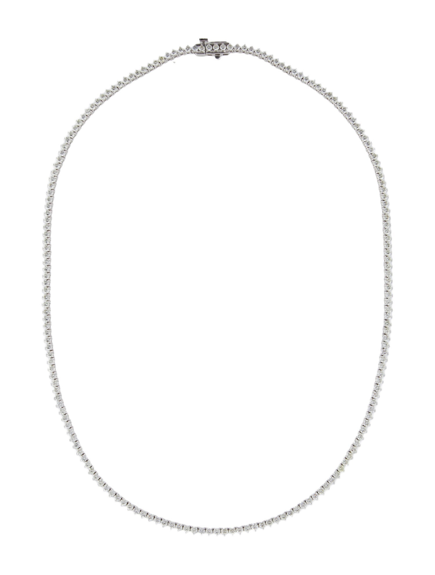 Necklace 14K 6.62ctw Diamond Tennis