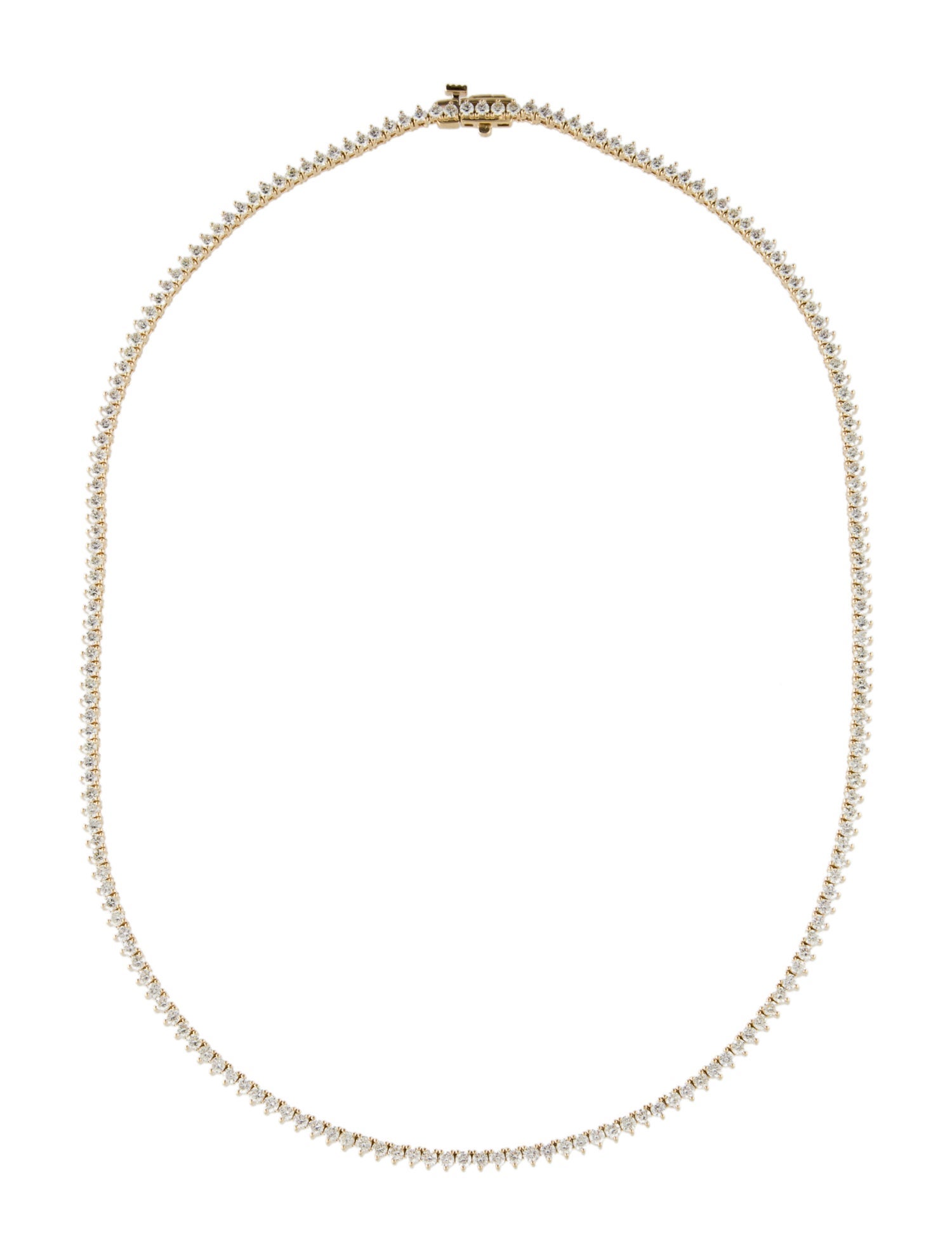 Necklace 14K 6.30ctw Diamond Tennis Necklace