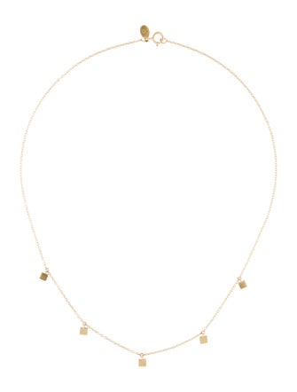 Necklace 14K Chain Station Necklace