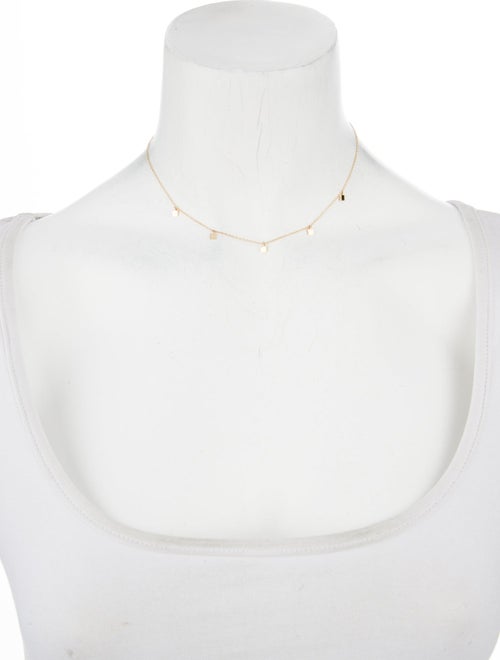 Necklace 14K Chain Station Necklace