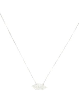 Necklace 14K 1.29ct Diamond Pendant Necklace