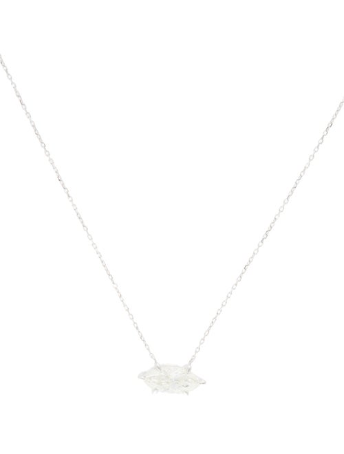 Necklace 14K 1.29ct Diamond Pendant Necklace