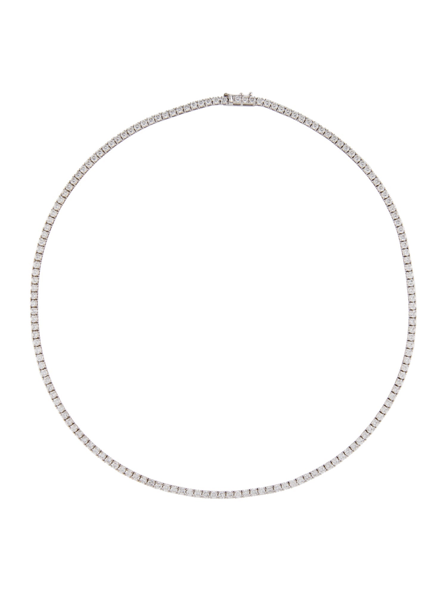 Necklace 14K 9.36ctw Lab-Grown Diamond Tennis Collar