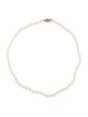 Necklace 14K Pearl Bead Strand Necklace