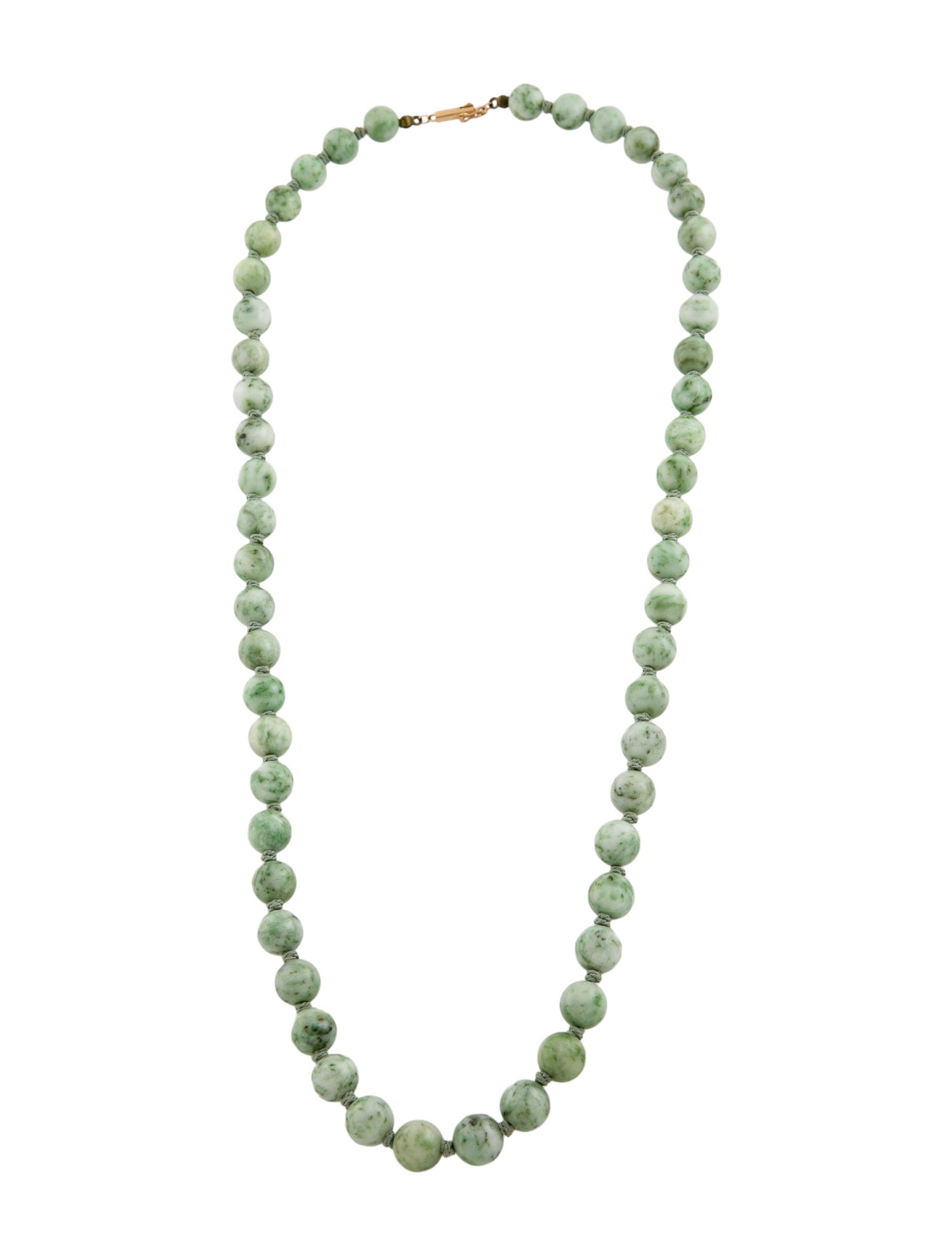 Necklace 14K Zoisite Bead Necklace