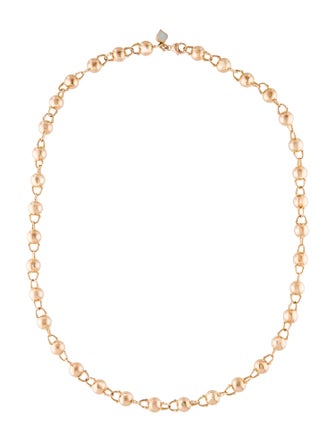 Necklace 18K Ball Chain Link Necklace