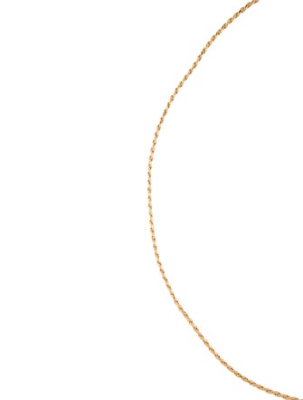 Necklace 14K Rope Chain Necklace