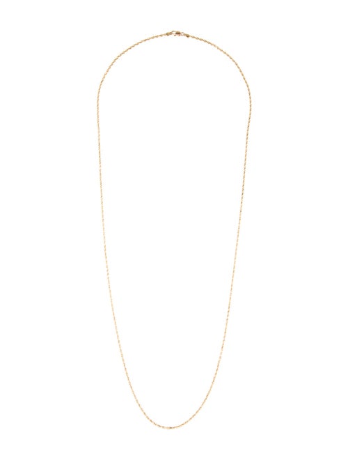Necklace 14K Rope Chain Necklace