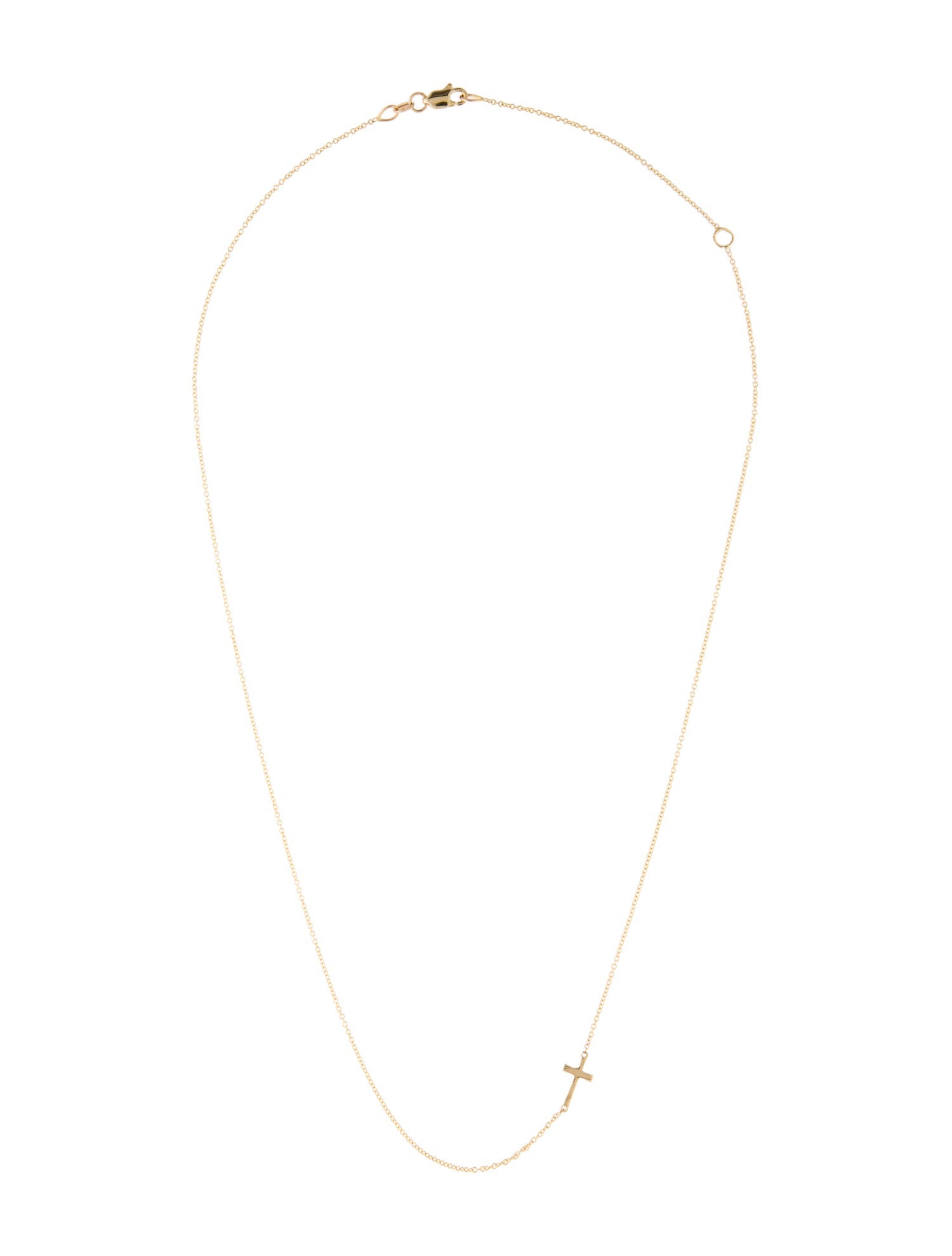 Necklace 14K Cross Station