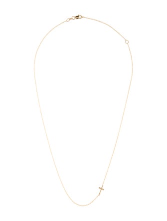 Necklace 14K Cross Station Necklace