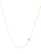 Necklace 14K Cross Station Necklace