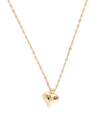 Necklace 14K heart Pendant Necklace