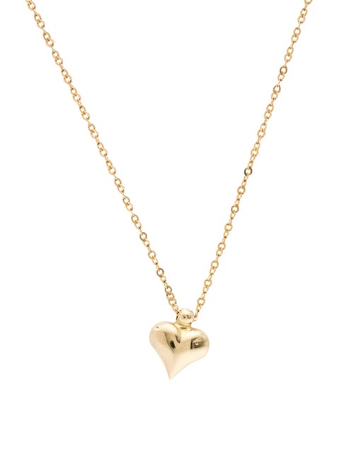 Necklace 14K heart Pendant Necklace