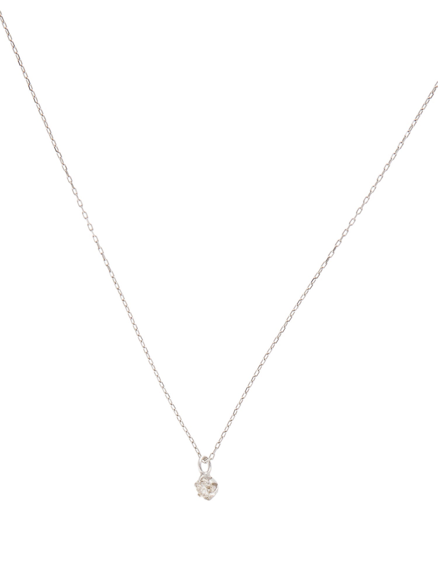 Necklace Platinum Diamond Pendant Necklace