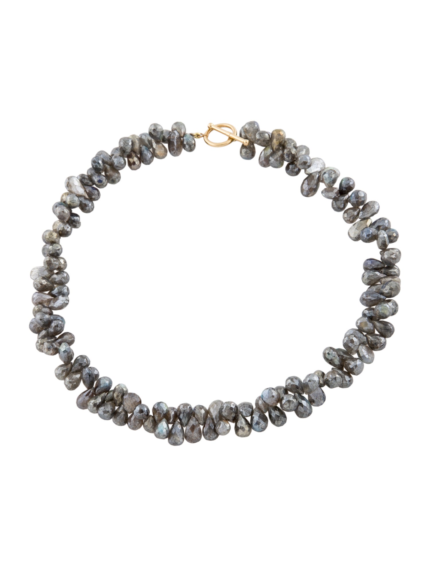 Necklace 14K Coated Labradorite Collar Necklaces