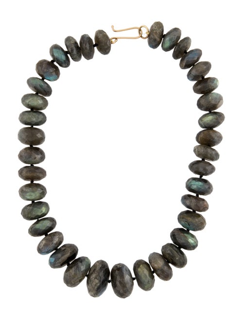 Necklace 14K Labradorite Graduated Bead Necklace