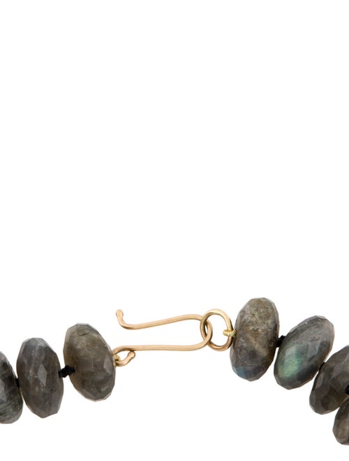 Necklace 14K Labradorite Graduated Bead Necklace