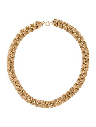 Necklace 10K Link Collar Necklace