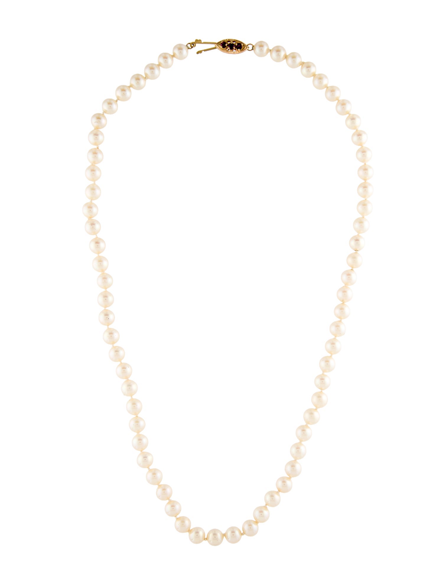 Necklace 14K Pearl Strand Necklace