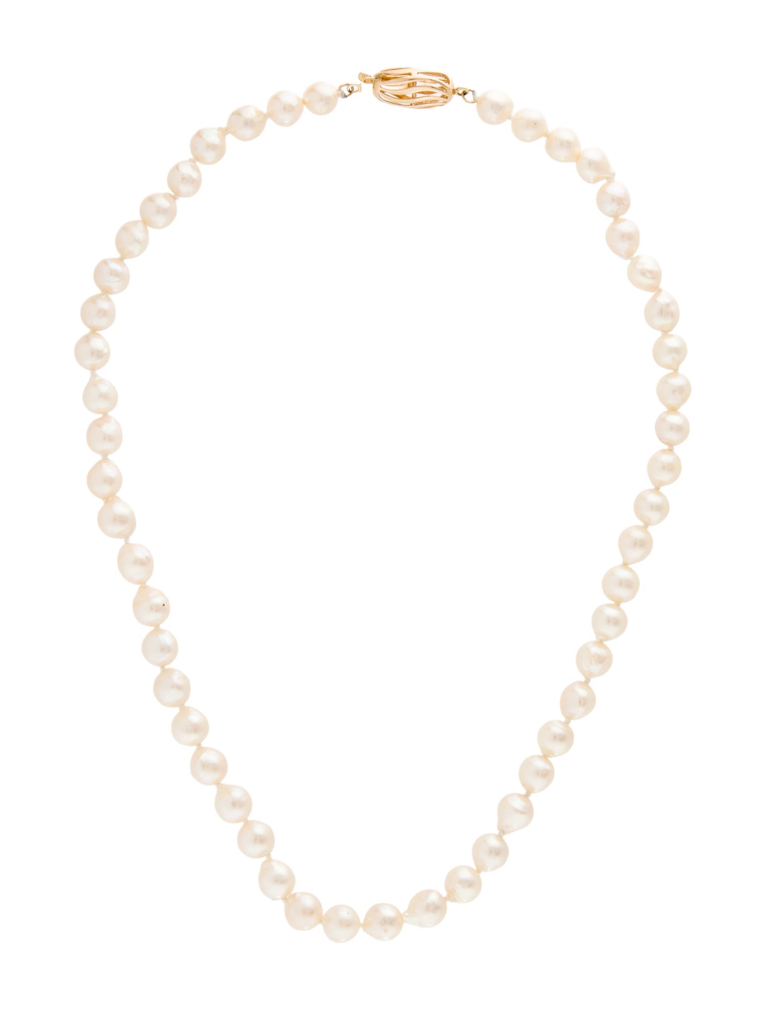 Necklace 14K Pearl Strand
