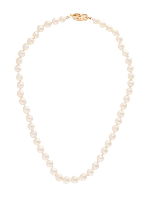 Necklace 14K Pearl Strand Necklace