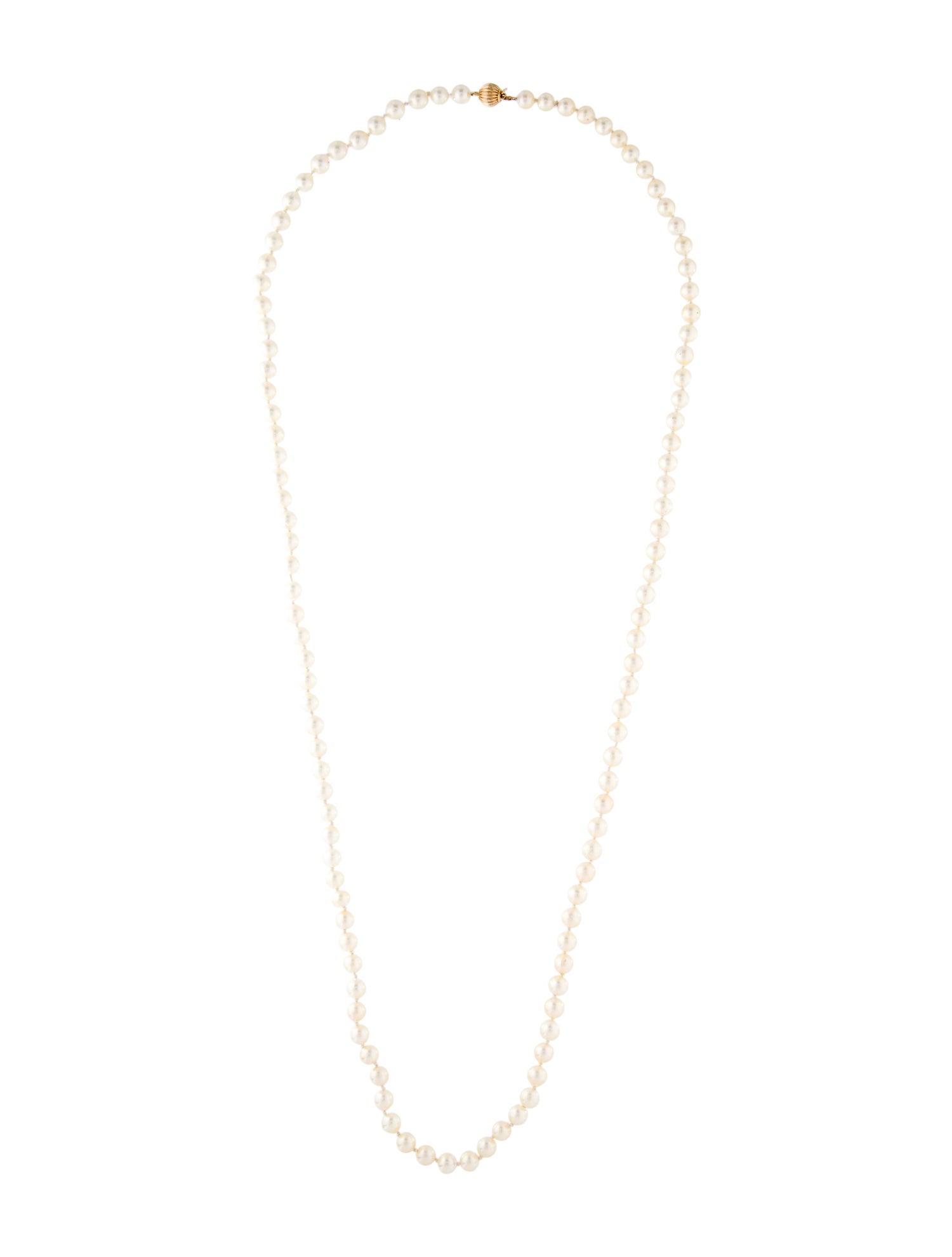 Necklace 14K Pearl Strand Necklace