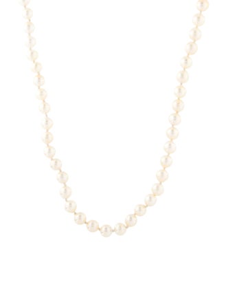 Necklace 14K Pearl Strand Necklace