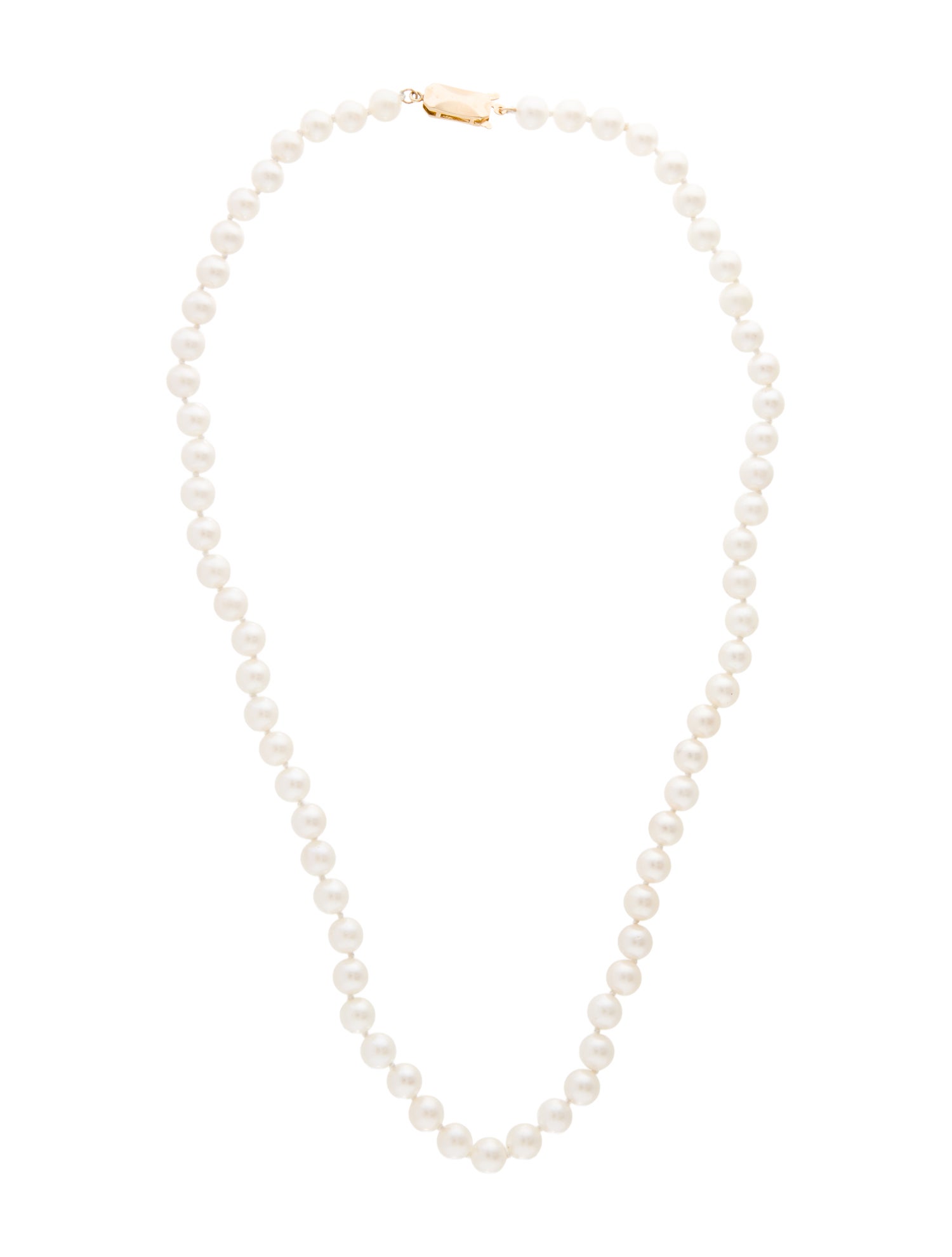 Necklace 14K Pearl Bead Strand