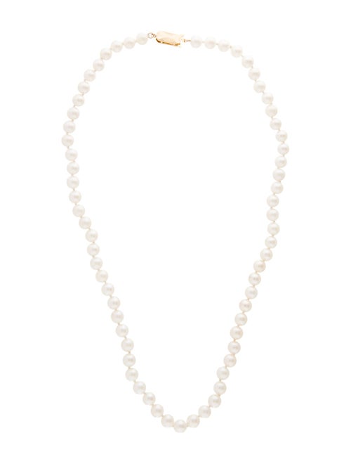 Necklace 14K Pearl Bead Strand Necklace