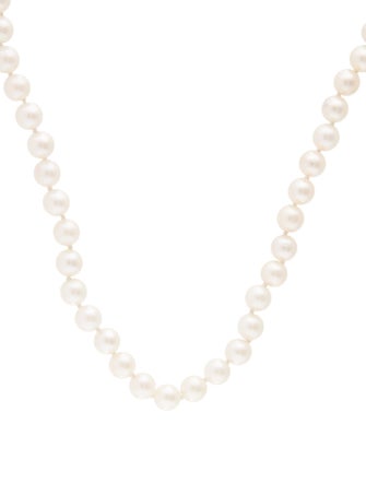 Necklace 14K Pearl Bead Strand Necklace
