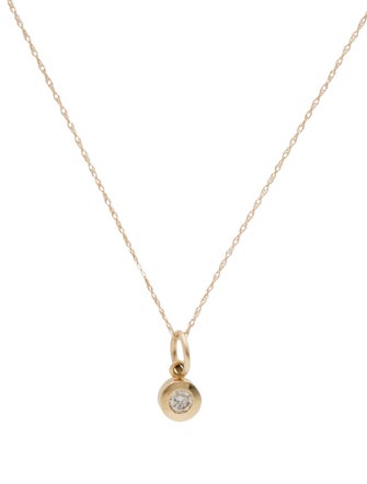 Necklace 14K Diamond Pendant Necklace