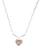 Necklace 14K Diamond Heart Collar Necklace