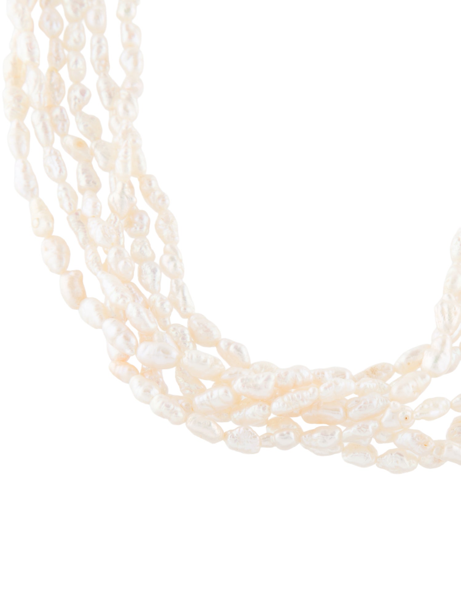 Necklace 14K Pearl Multi-Strand Necklace