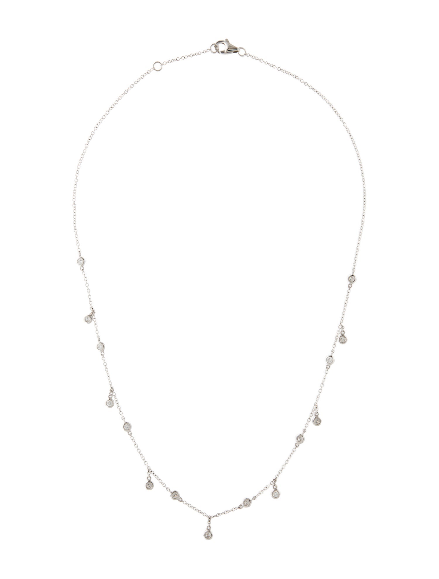 Necklace 18K Diamond Station