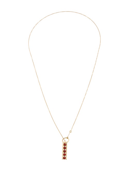 Necklace 18K Ladybug Lariat Necklace
