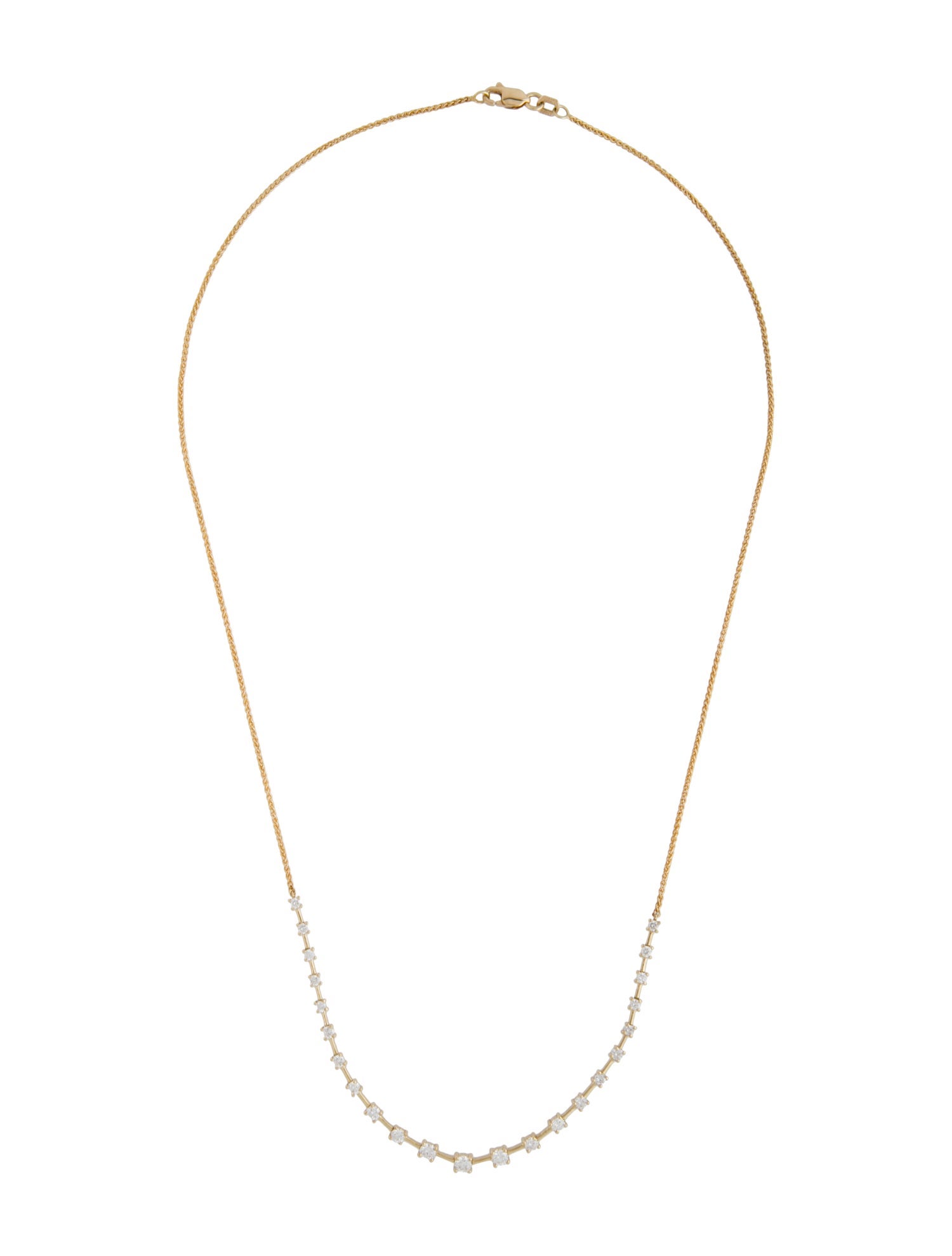 Necklace 14K 1.09ctw Diamond Collar