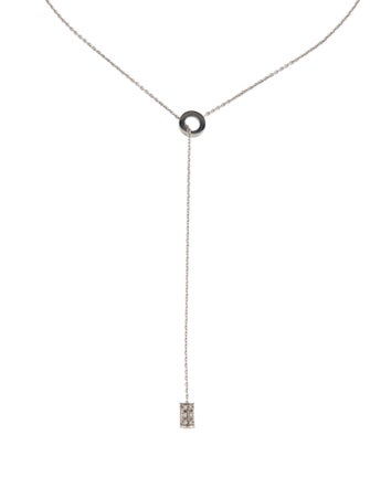 Necklace 18K Diamond Lariat Necklace