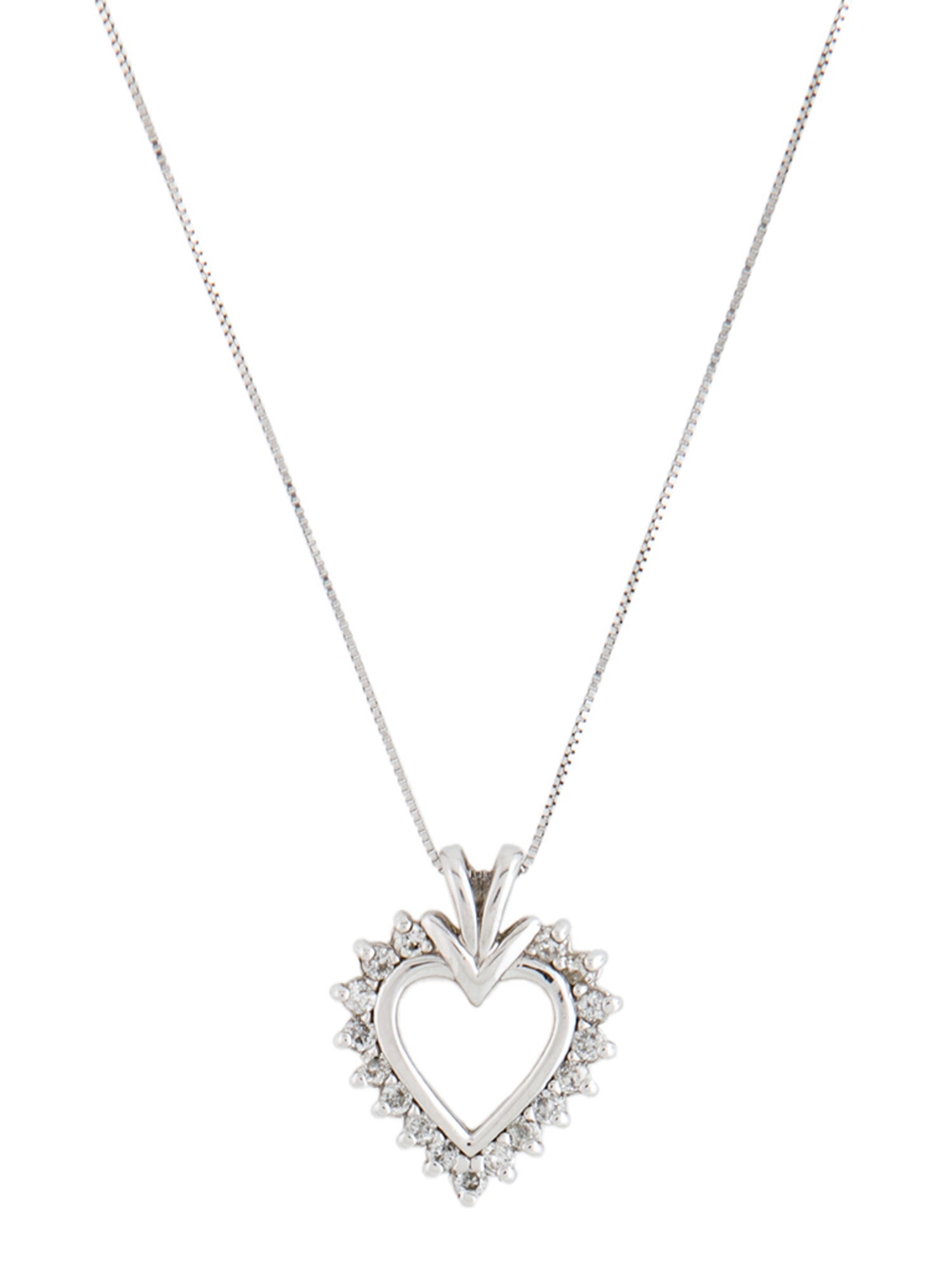 Necklace Diamond Heart Pendant