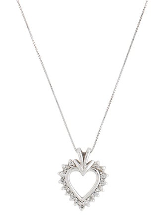 Necklace Diamond Heart Pendant Necklace