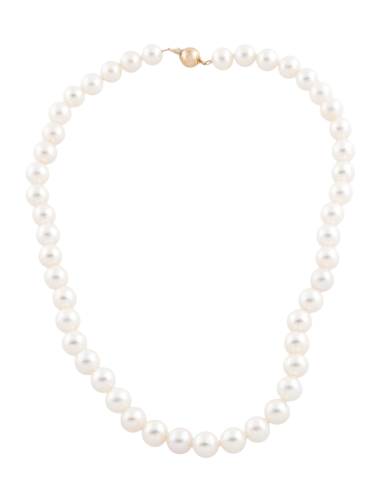 Necklace 14K Pearl Strand Necklace