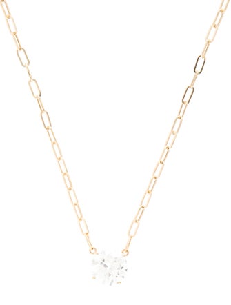 Necklace 14K 4.86ct Lab-Grown Diamond Pendant Necklace