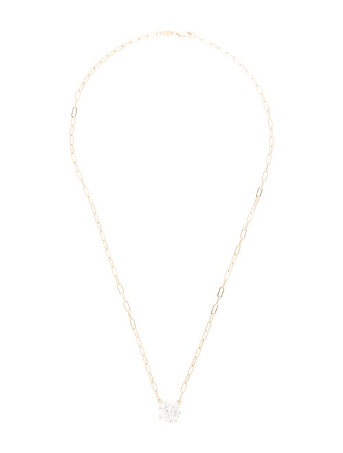 Necklace 14K 4.86ct Lab-Grown Diamond Pendant Necklace