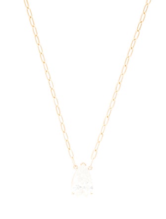 Necklace 14K 4.75ct Lab-Grown Diamond Pendant Necklace