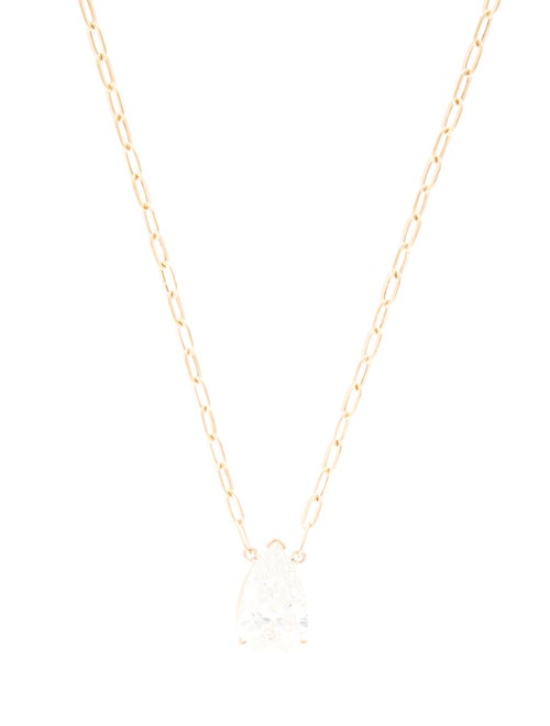Necklace 14K 4.75ct Lab-Grown Diamond Pendant Necklace