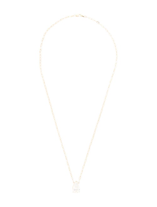 Necklace 14K 4.75ct Lab-Grown Diamond Pendant Necklace