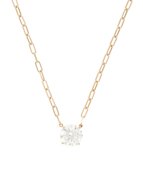 Necklace 14K 5.04ct Lab-Grown Diamond Pendant Necklace
